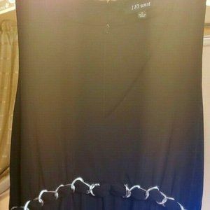 110 West braided Cache chain black dress size 4